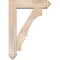 Ekena Millwork Balboa Arts and Crafts Smooth Bracket w/ Offset Brace, Douglas Fir, 7 1/2"W x 30"D x 42"H BKT0806X30X42BOA03SDF - alternate 3